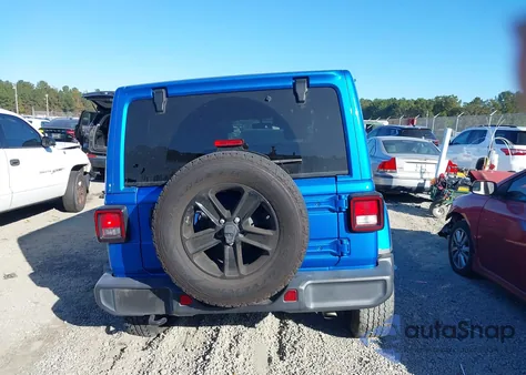 2021 Jeep Wrangler Unlimited Sahara Altitude 4X4 from USA, damaged, VIN 1C4HJXEN5MW670174